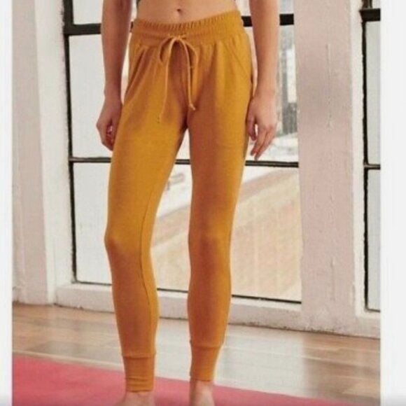 Free People Pants - Free People Movement Goldenrod Joggers, M